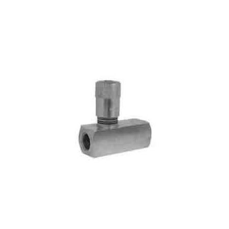 Alemite Flow Control Valve, For Use With 343090 Oil Bar, 1214 Npt, 15 Gpm, Brass, 343093 343093